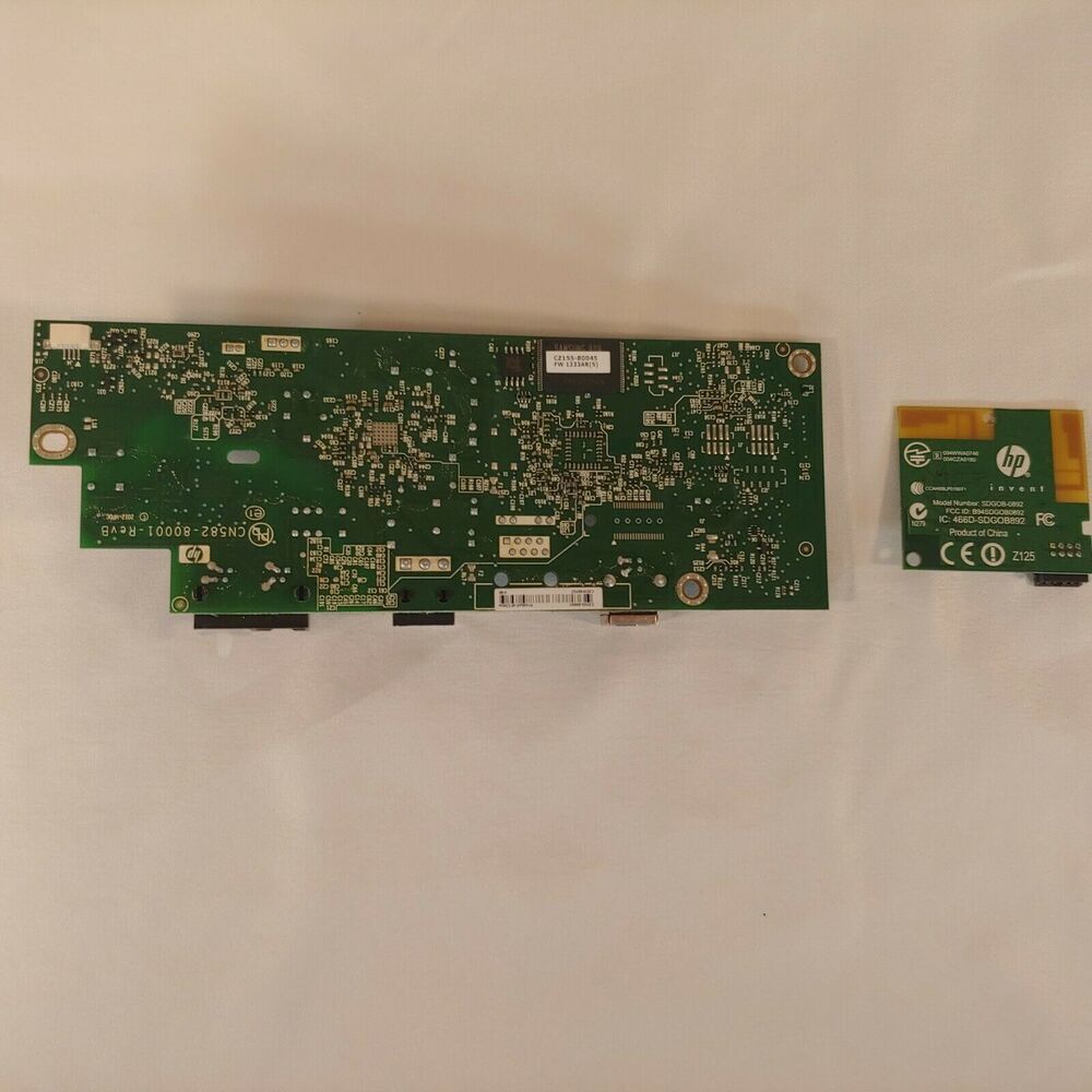 HP OfficeJet 6600 Printer Main Logic Board CN582-80001 Formatter Board - Picture 6 of 6